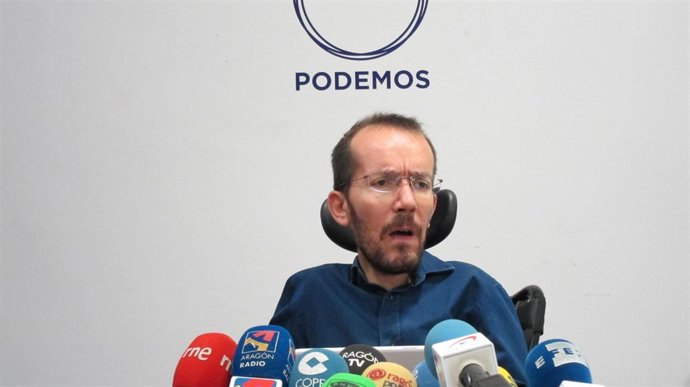 Pablo Echenique, secretario general de Podemos Aragón