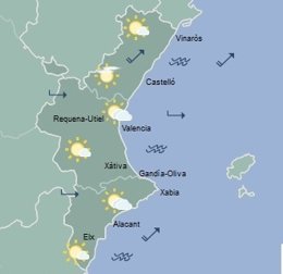 Predicción de este lunes