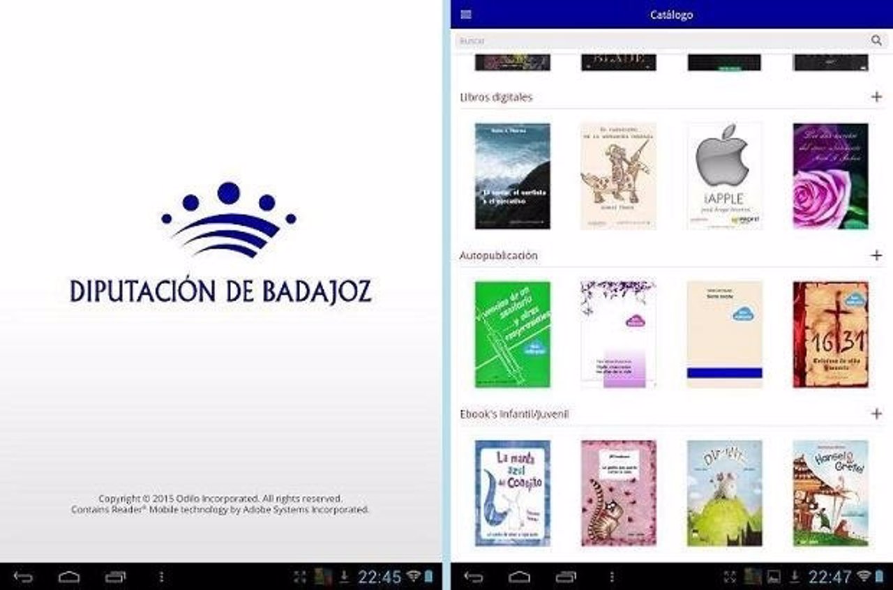 Aplicación para las bibliotecas de Badajoz