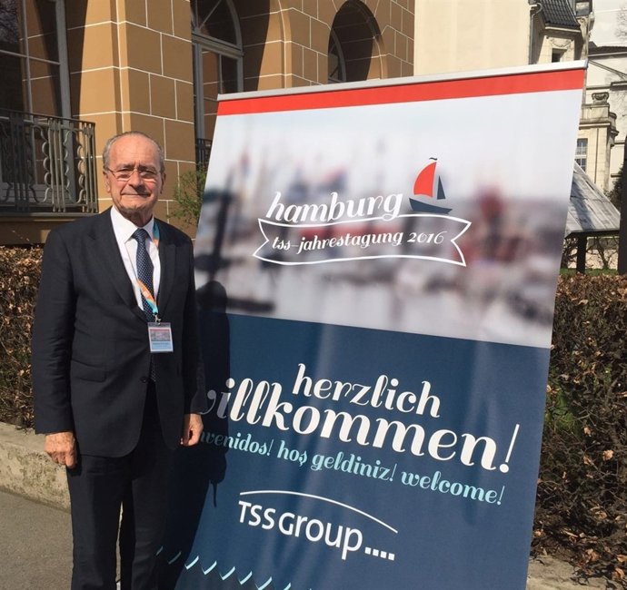 De la Torre, alcalde de Málaga, en congreso TSS Group Hamburgo (Alemania)