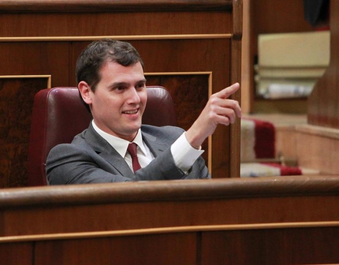 Albert Rivera, en el hemiciclo
