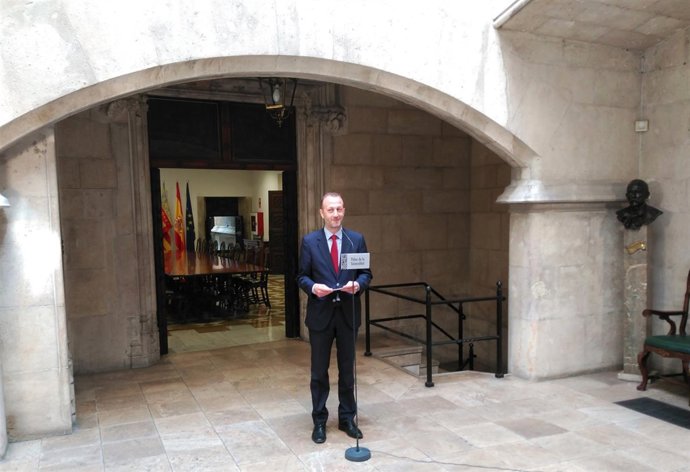 Alexis Marí (C's) en el Palau de la Generalitat