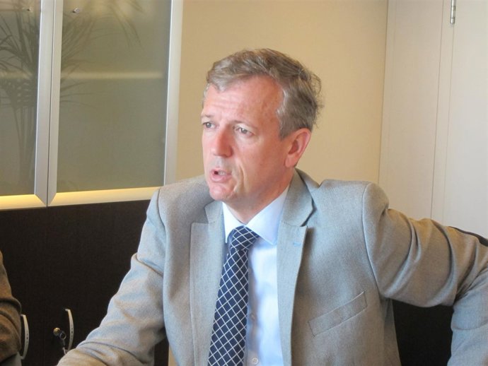 El vicepresidente de la Xunta y presidente del PP de Pontevedra, Alfonso Rueda