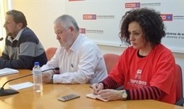 Alfredo García, Antonio Pino y Raquel Agüero     