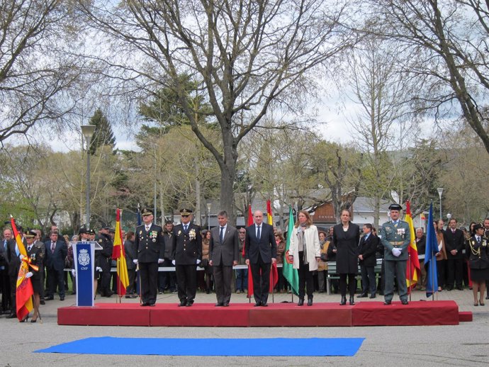 El ministro Fernández Díaz en el acto en Pamplona