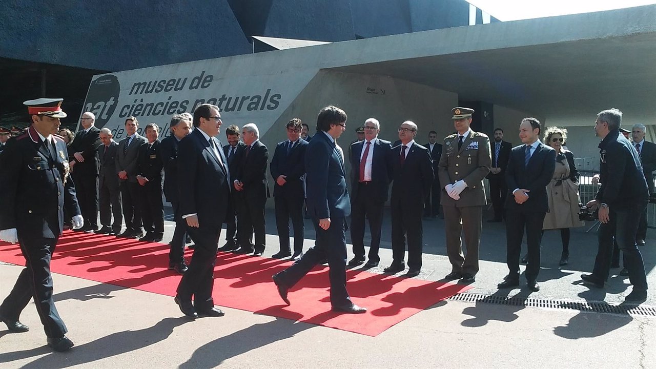 J.L.Trapero(Mossos)conseller J.Jané (conseller)pte.C.Puigdemont,R.Álvarez-Espejo