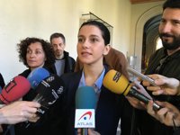 Arrimadas (C's): Rivera le dirá a Puigdemont que "la igualdad entre españoles no se negocia"