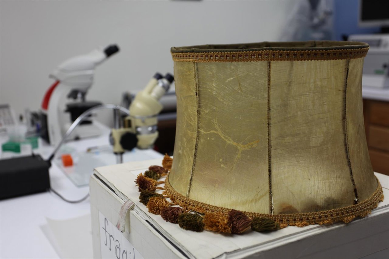 Lámpara de piel humana