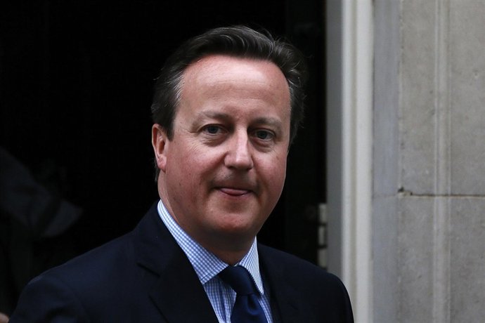 Britain's Prime Minister Cameron leaves Number 10 Downing Street in London