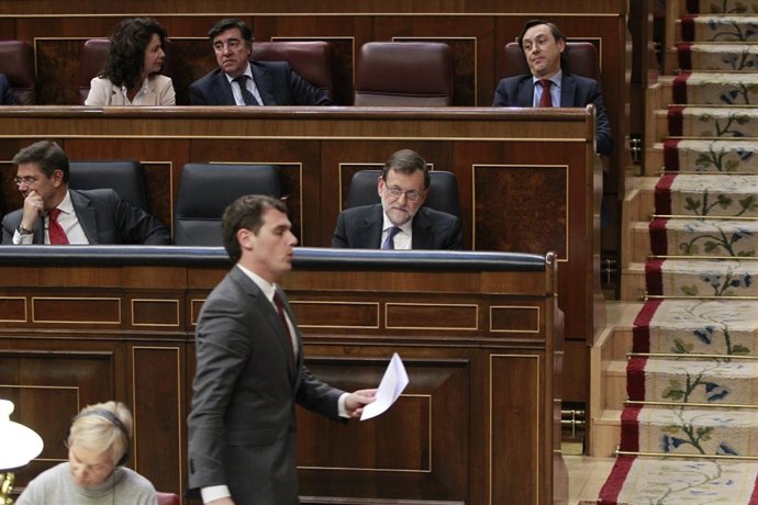 Mariano Rajoy y Albert Rivera en el Congreso