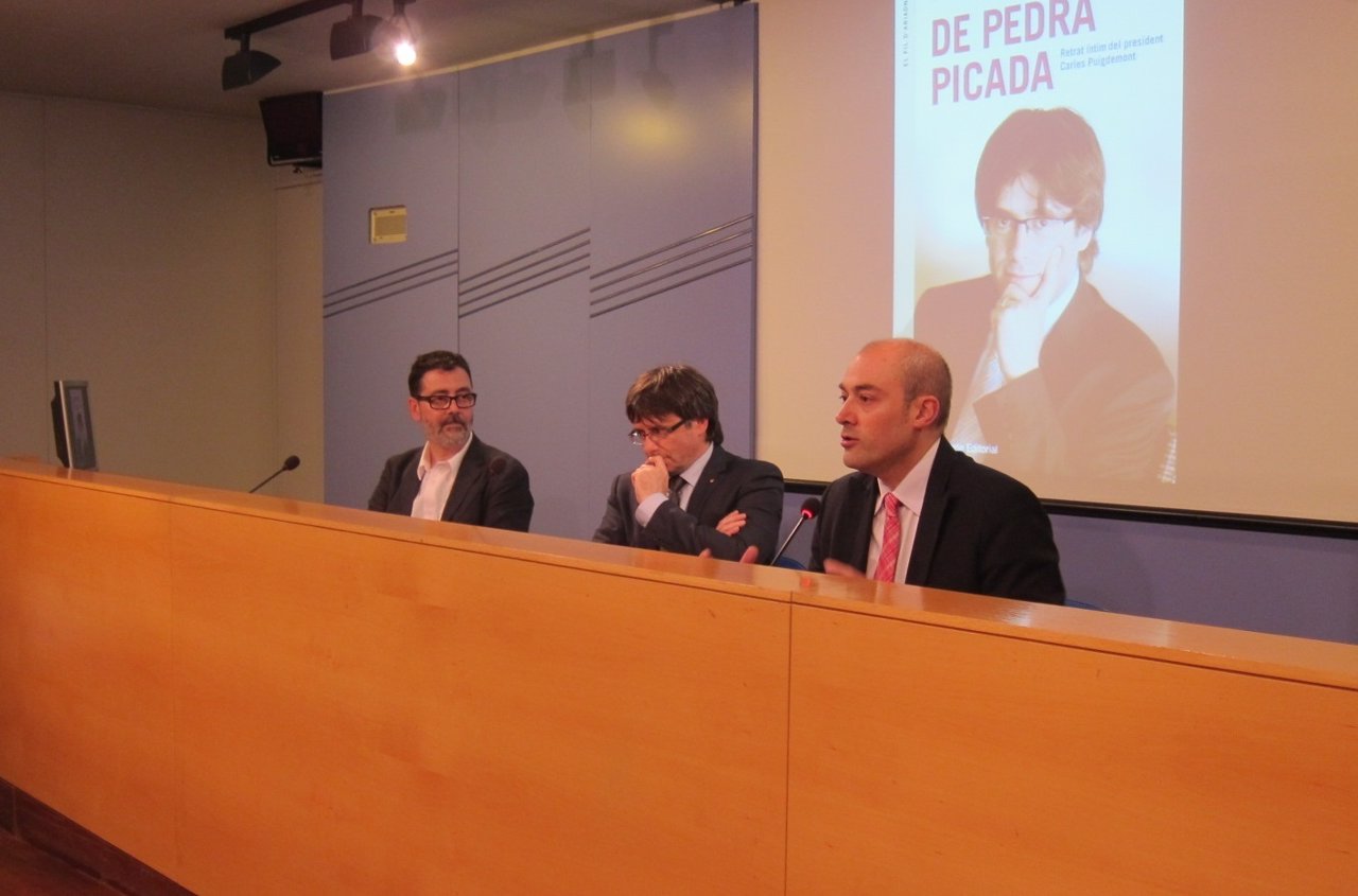 Josep Maria Flores, C.Puigdemont y S.Gordillo