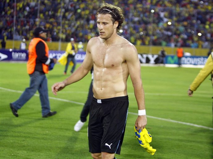 El jugador uruguayo Diego Forlán