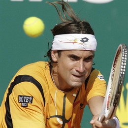 David Ferrer en el Masters de Montecarlo 2009