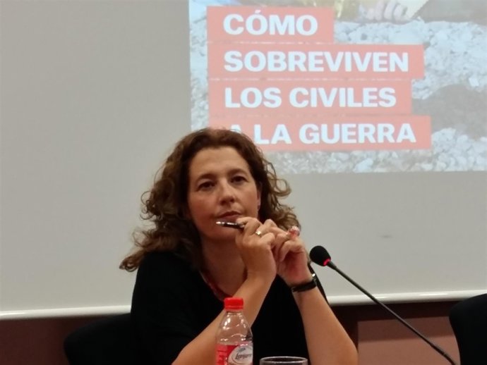 Imagen de la delegada de Médicos Sin Fronteras en Murcia