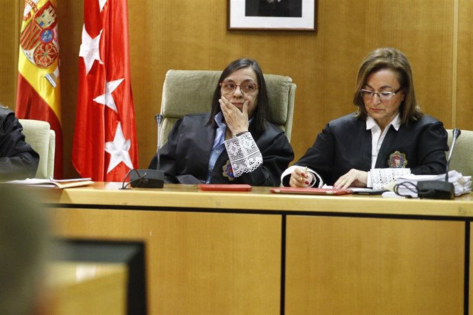 Interior de la sala de la Audiencia Provincial del juicio por el Madrid Arena