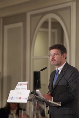 Rafael Catalá en los Desayunos de Europa Press