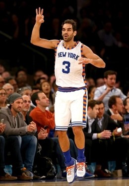 José Manuel Calderón con los New York Knicks
