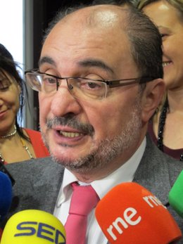 El presidente del Gobierno de Aragón, Javier Lambán