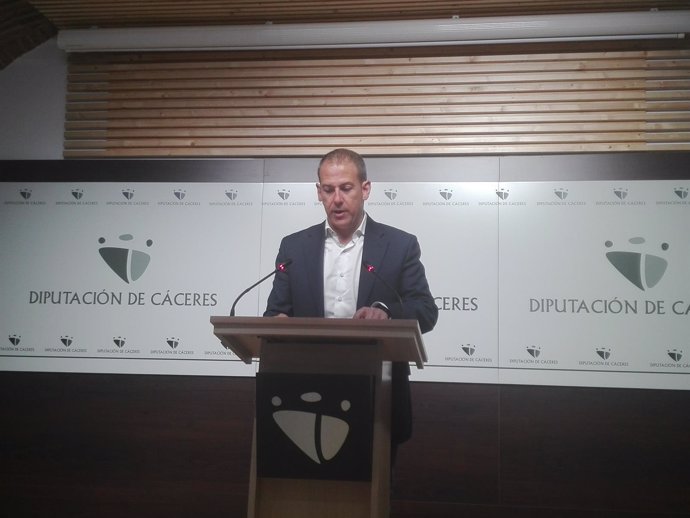 Alfredo Aguilera, portavoz del PP en la Diputación de Cáceres