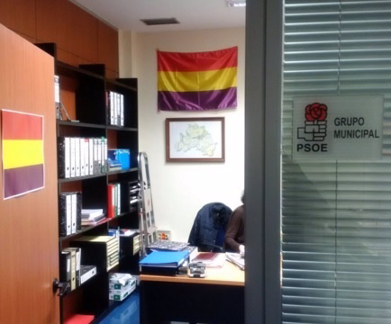 Despacho del PSOe en el Ayuntamiento de Oviedo