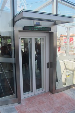 Ascensor de Zorroza, en Bilbao