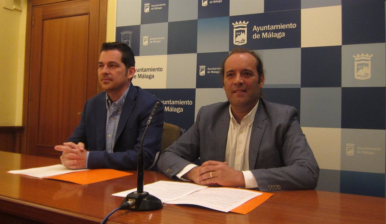 Alejandro Carballo y Juan Cassá, concejales de Ciudadanos Málaga