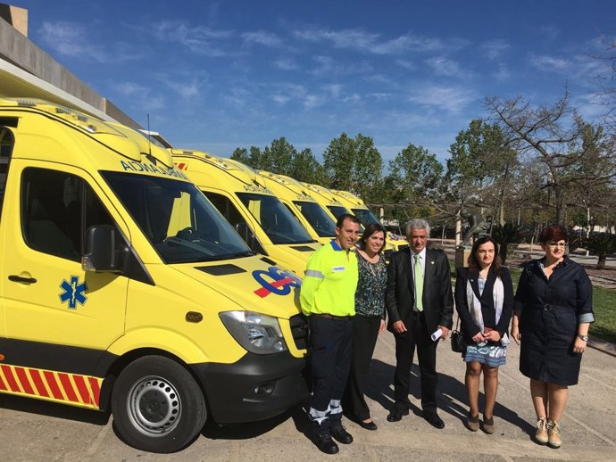 Presentación de las nuevas ambulancias de soporte vital avanzado