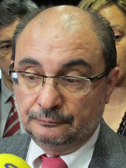 El presidente del Gobierno de Aragón, Javier Lambán