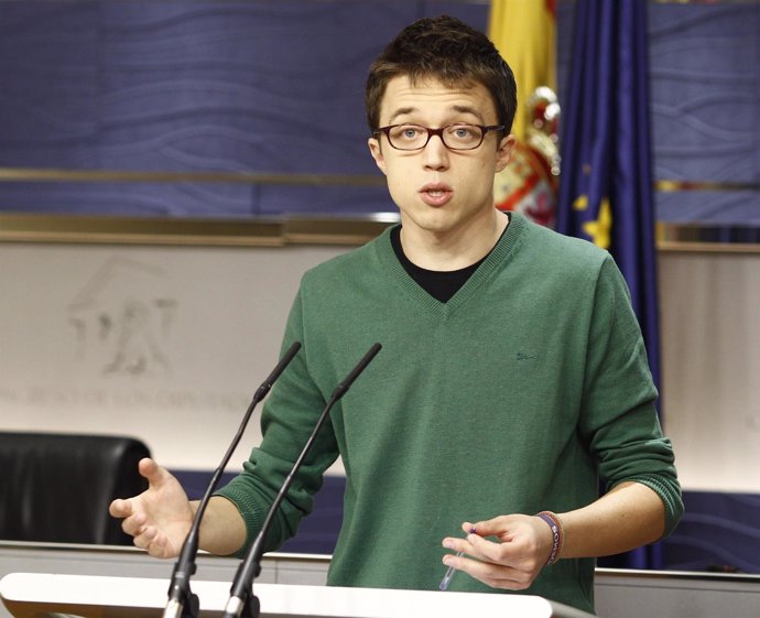 Rueda de prensa de Íñigo Errejón en el Congreso