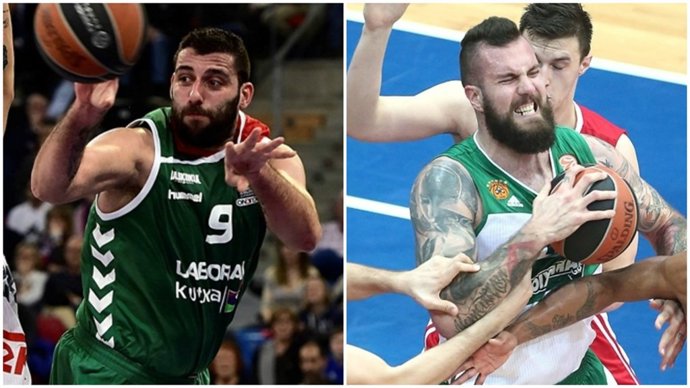 Bourousis y Raduljica, previa del Laboral Kutxa Baskonia - Panathinaikos