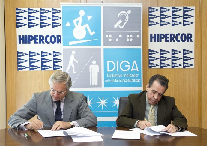 Hipercor acuerdo accesibilidad 