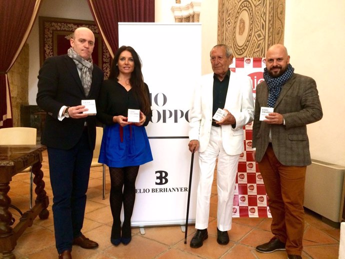 García, Chacón, Berhanyer y Rosales en la presentación de Eliotroppo