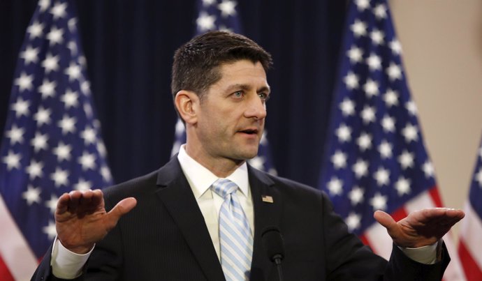 El presidente de la Cámara de Representantes de EEUU, Paul Ryan