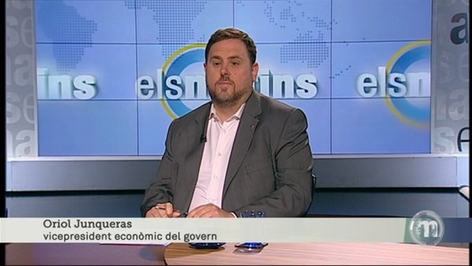 El vicepresidente de la Generalitat y conseller de Economía, Oriol Junqueras