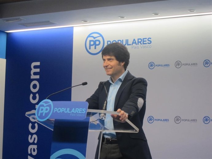 El secretario general del PP en Bizkaia, Javier Ruiz