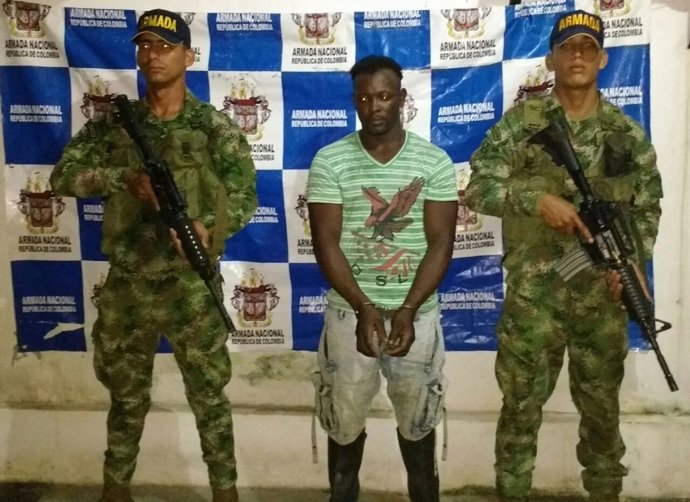 Armada colombiana captura a 'Mapita' jefe de finanzas de apoyo al terrorismo