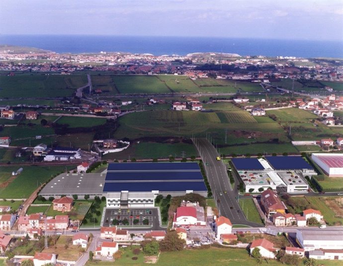 Infografía de las cocheras.