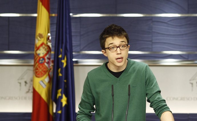 Rueda de prensa de Íñigo Errejón en el Congreso