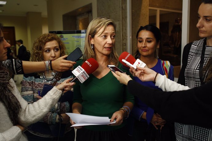 La diputada de Podemos y juez Victoria Rosell en el Congreso