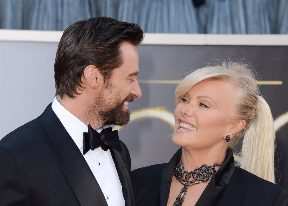 Hugh jackman y su mujer/getty