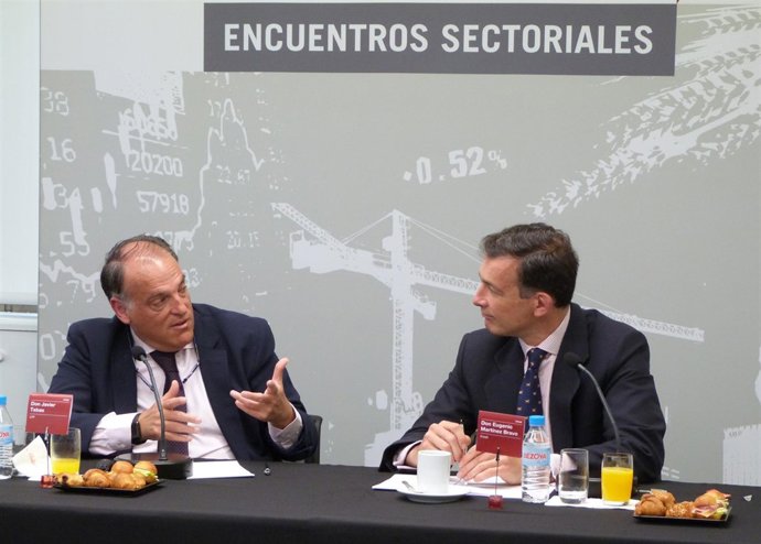 Javier Tebas, presidente de LaLiga