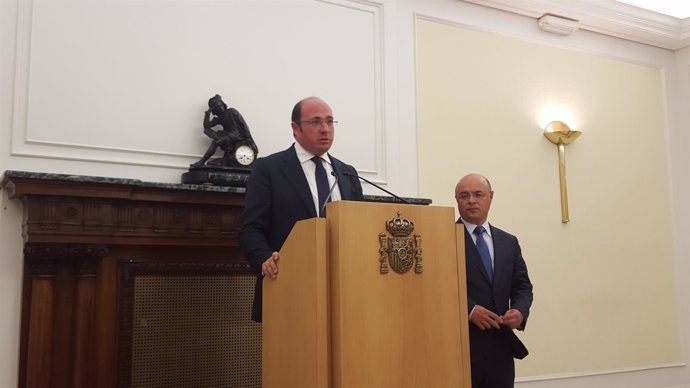 Pedro Antonio Sánchez tras reunirse con Montoro