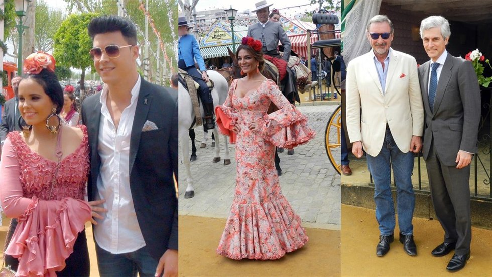 Famosos en la Feria de Abril