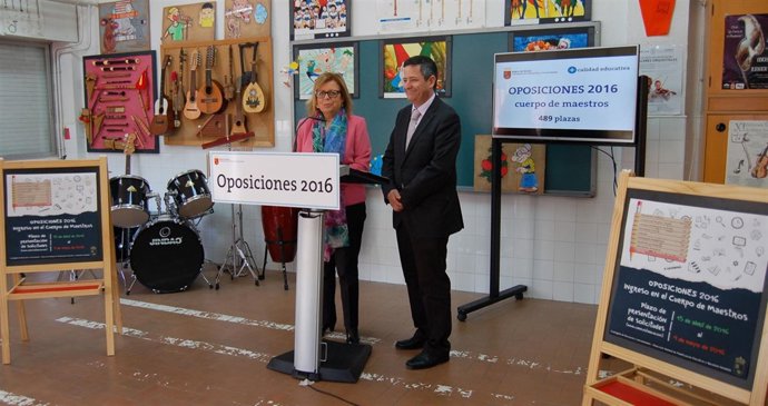 Presentación convocatoria de oposiciones en Educación 2016