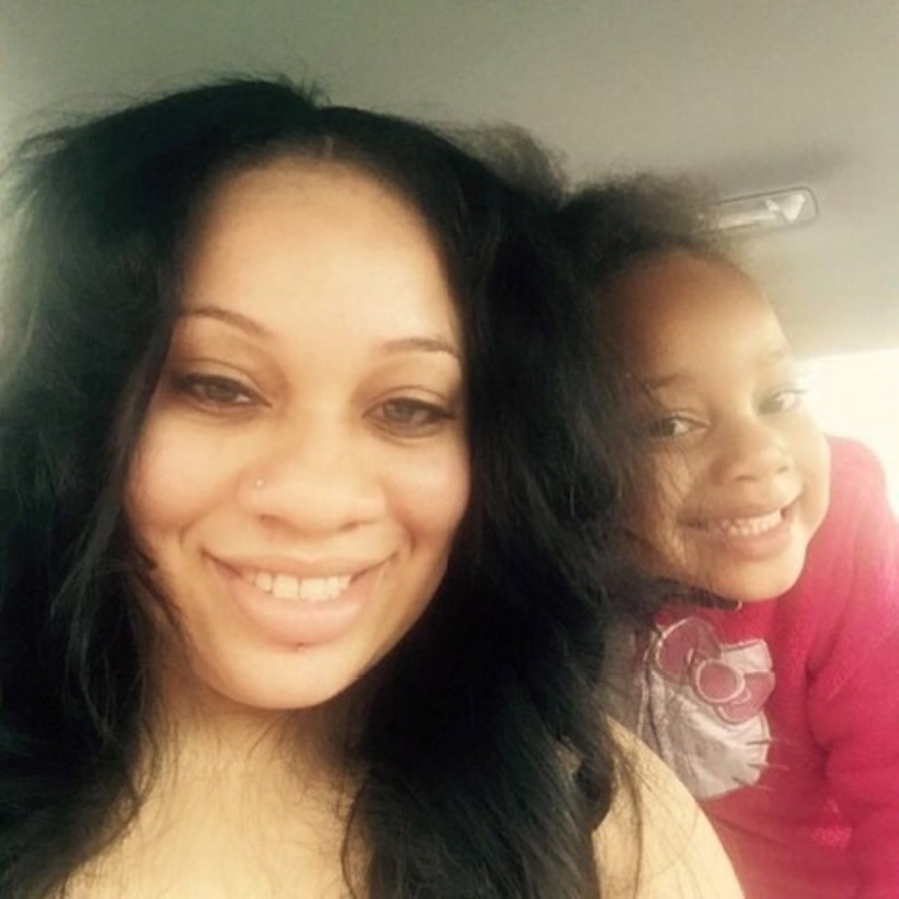 Donielle Dabney y su hija Kelsey