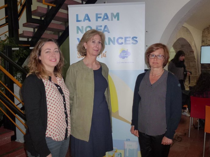Delàs, Brutau y Camps en la presentación de la campaña