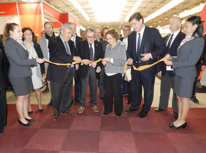Inauguración de la Feria de Formación de Lleida, con la consellera M.Ruiz