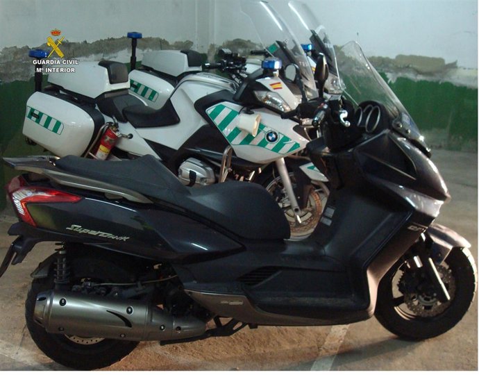 Imagen de la motocicleta sustraída