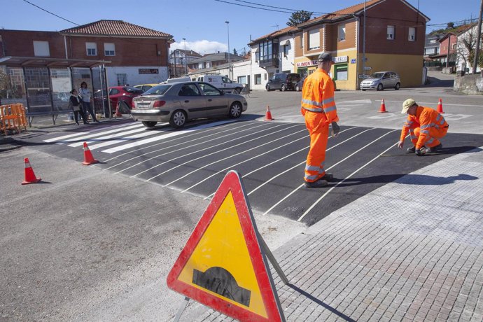 Nuevo paso de peatones en Las Presas 