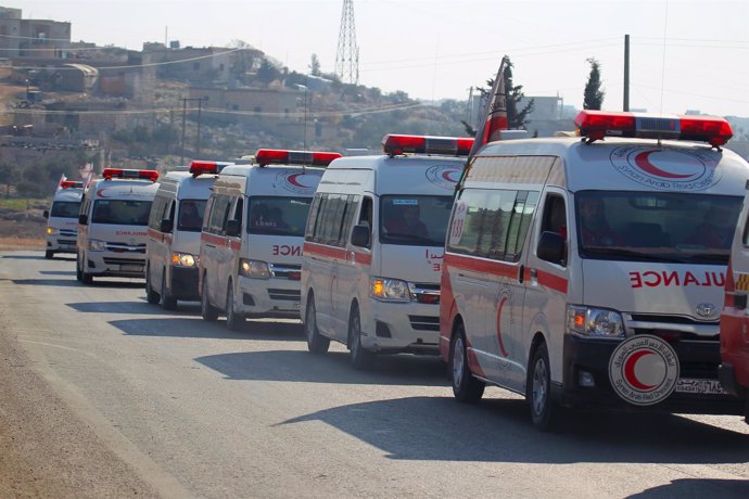 Ambulancias de la Media Luna Árabe Siria